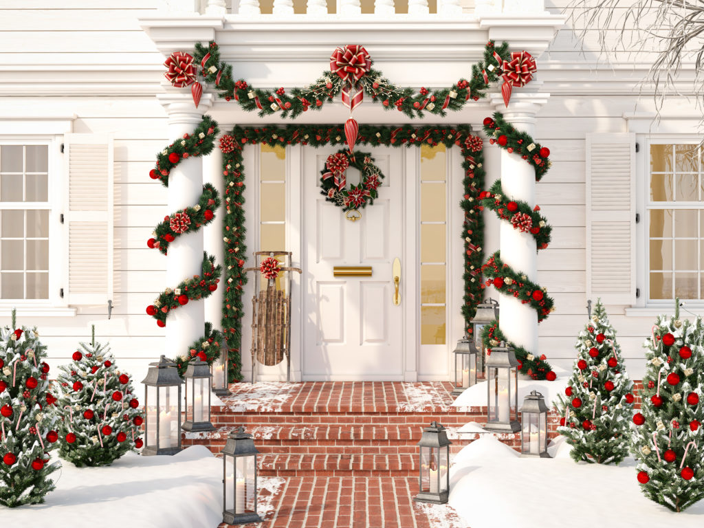 Christmas Front Porch Ideas | Home Staging Utah