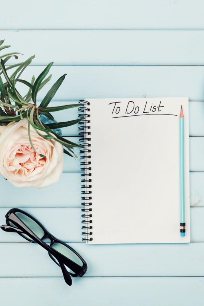 Having a To Do list is essential for spring cleaning success according to a SLC interior decorator