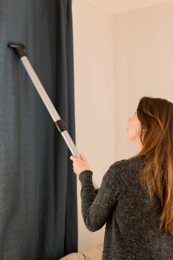 Clean one wall at a time according to these spring cleaning tips