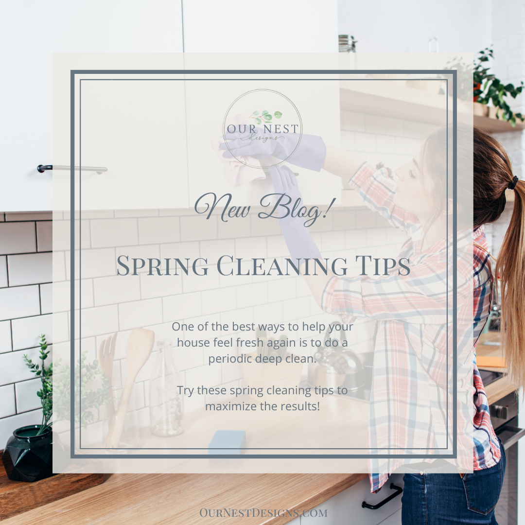 A Salt Lake City Interior Decorator gives her list of Spring Cleaning Tips